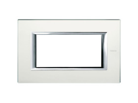 AXOLUTE Ramka 1 pojedyncza prostokątna 4 moduły lustrzane szkło HA4804VSA LEGRAND