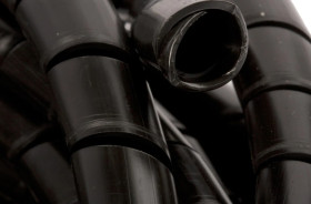 Wężyk ochronny spiralny WSN 15/S czarny E01WS-01010200600 /10m/