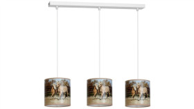 Lampa Wisząca Horses 3Xe27 Mlp848 Milagro