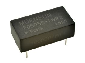 Przetwornica; F0505D-1WR2; konwerter DC/DC; 5V (4,5÷5,5)V; DC; 5V; DC; 200mA; 1W; izolowany; 3kV; DIL08; przewlekany (THT); Morn