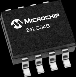 EEPROM memorie, Microchip 24LC04B-ISN