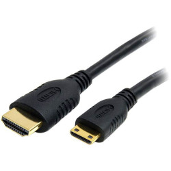 Kabel HDMI 2m A: HDMI B: Mini HDMI A: Męskie B: Męskie High Speed HDMI 1.4