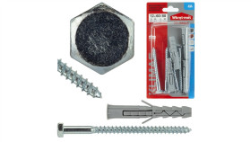 Kołek Rozporowy Z Łbem Sześciokąt. 12X80 /Opakowanie 4Szt./