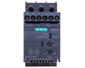 Softstart 3-fazowy 200-480VAC 17,6A 7,5kW/400V Uc=24V AC/DC S00 3RW3018-1BB04