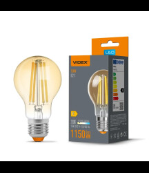 Żarówka LED VIDEX Filament A60FA 10W E27 2200K bronze
