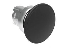 Metalowy przycisk grzybkowy samoczynny powrót fi40mm Czarny LPSB6142