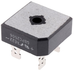 Mostek prostowniczy Jednofazowy 25A 600V Połączenie silikonowe GBPC