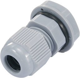 TRU COMPONENTS 1593317 Dławnica kablowa TC-EGRWW9GY3203, od 4 mm, do 8 mm, PG9, 1 szt.