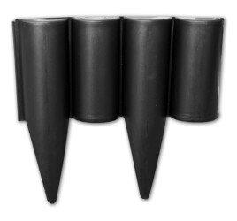 Obrzeże palisada PALGARDEN 2,5m czarne OBP1202-002BK