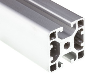 Profil 40 x 40 mm RS PRO Profil rozpórki długość 2000mm rozmiar rowka 8mm liczba rowków 2 Aluminium