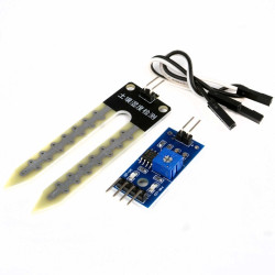 Moduł z czujnikiem pomiaru wilgotności gleby LM393 z potencjometrem