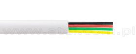 Przewód płaski KP 4 żyły (biały), 300 m