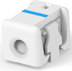 Connector, 1 pole, pitch 0.16 mm, straight, natural, 1-2106003-1