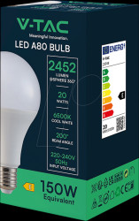 23749 LED lamp E14, 20 W, 2452 lm, 6500 K