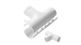 Łącznik Składany Trójnik Lst 16 Biały Do Rur Sztywnych (Rl I Rlm) Oraz...