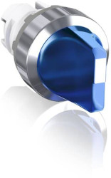 ABB 1SFA611201R2104 M2SS2-21L Przełącznik wyboru chrom, niebieski 1 szt.