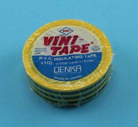 TAŚMA YE-GN COROPLAST PVC 19mm x 25mb