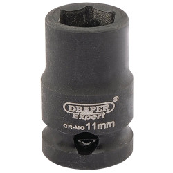 Draper Expert 06870 Expert 11mm 3/8&quot; Square Drive Hi-Torq&#xAE; 6 Point Impact Socket