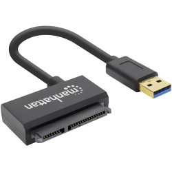 Manhattan 130424 Adapter USB 3.2 Gen 1 to SATA 0.15m 7&#x2B;15-pin USB 3.0