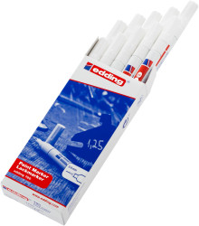 Marker z farbą, kolor: Biały, 0.8mm, Edding