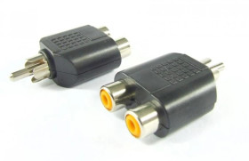 Rozgałęźnik RCA wt.RCA/2gn.RCA