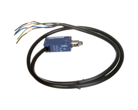 Wyłącznik krańcowy 1R 1Z migowy metal popychacz z rolką stalową kabel 1m XCMD2102L1