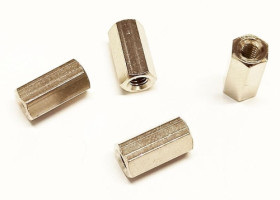 HLN M3x10 NI-SI dystans metalowy gwintowany wew. dł. 10mm