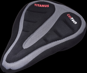 Bike - saddle cover, gel, 15 mm, 265 x 175 mm