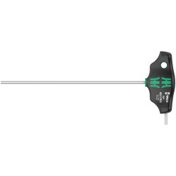 Wera 05023358001 454 Imperial T-Handle Hexagon Screwdriver Hex-Plus 7/64&quot; x150mm