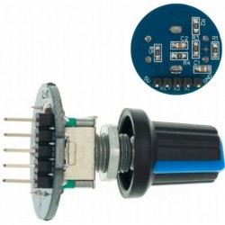 Moduł enkoder obrotowy 20 c. z przyciskiem klikany