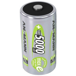 Ansmann 5030921 maxE HR20 D Battery NiMH 5000mAh 1.2V Rechargeable