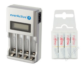 ładowarka everActive NC-450 + 4 x R03/AAA Fujitsu 800 (box)