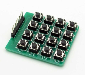 4x4 TACT Switch Keyboard - Matrix of 16 Buttons for Arduino