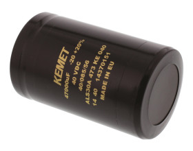 Kondensator 47000μF 40V dcmontażśrubowy KEMET 51 (Dia.) x 82mm