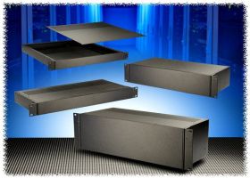 Hammond Electronics RM3U0808SBK Obudowa uniwersalna 203 x 211 x 133 aluminium czarny 1 szt.