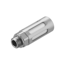 FESTO 6842 Muffler U-1/4-B 10 bar PE Aluminium noise reduction