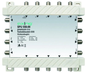 Multiswitch 5/8 pasywna tv naziemna 5 wejść / 8 wyjść SPU 558-09