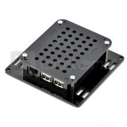 Obudowa Raspberry Pi model 2/B+ VESA do montażu na monitor - czarna