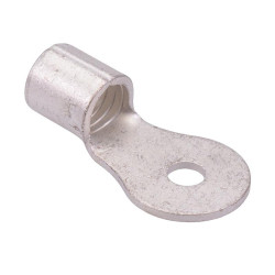 Open End 6.4mm Non-Insulated Ring Terminal 2AWG