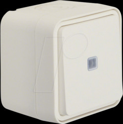 30763522 Wechselschalter beleuchtet AP W.1 weiß