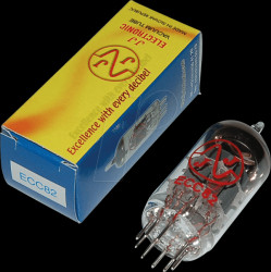 ECC82JJ Electron tube, double triode, Noval, 9-pin, 6.3 / 12.6 V