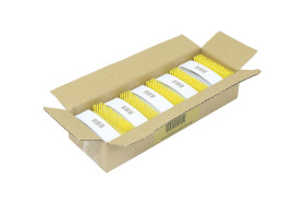 Szczotka do szorowania, Twardy, Żółty, Poliester, zastosowanie: Mycie rąk, Szczotka do paznokci