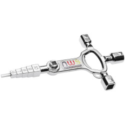 NWS 2005-11-SB Universal Key Zinc Die-Cast For Control Cabinets