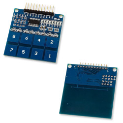 TTP226 capacitive touch keyboard with 8 buttons for Arduino