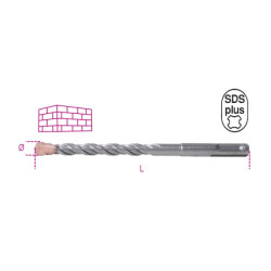 Wiertło Ø: 20mm dł: 300 mm Stal szybkotnąca BETA Młotowiertarka SDS