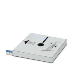 Tulejka kablowa izolacyjna 0,25mm2AI 0,25-8 BU-B tulejki o długości 8mm, kolor niebieski 3240250 /1000szt./