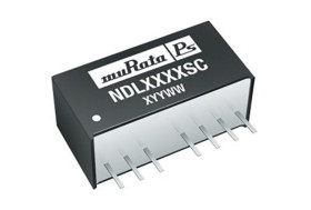 Przetwornica DC-DC, 2W, Uwe 4,5 → 9 V DC, Uwy 5V dc, Iwy 400mA, Murata Power Solutions