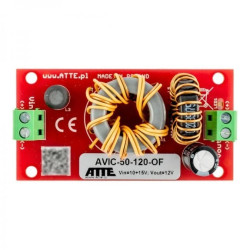 Izolowany moduł do zasilania rejestratora 12V, przetwornica stabilizująca napięcie, Vin 10...15VDC, Vout 12VDC, Iout 4A Pout 50W