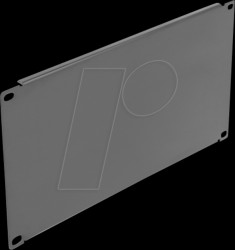 66665 19" Network Cabinet Blind Cover 4U black