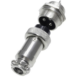 Pollin 453552 DIN Connector Socket Built-in 3-Pin 1 Set